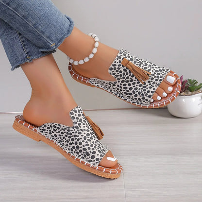Nouvelles sandales à plat pour femmes au design unique